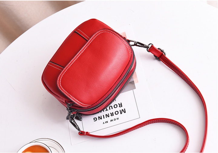 Multilayer autumn packet shoulder messenger bag for women