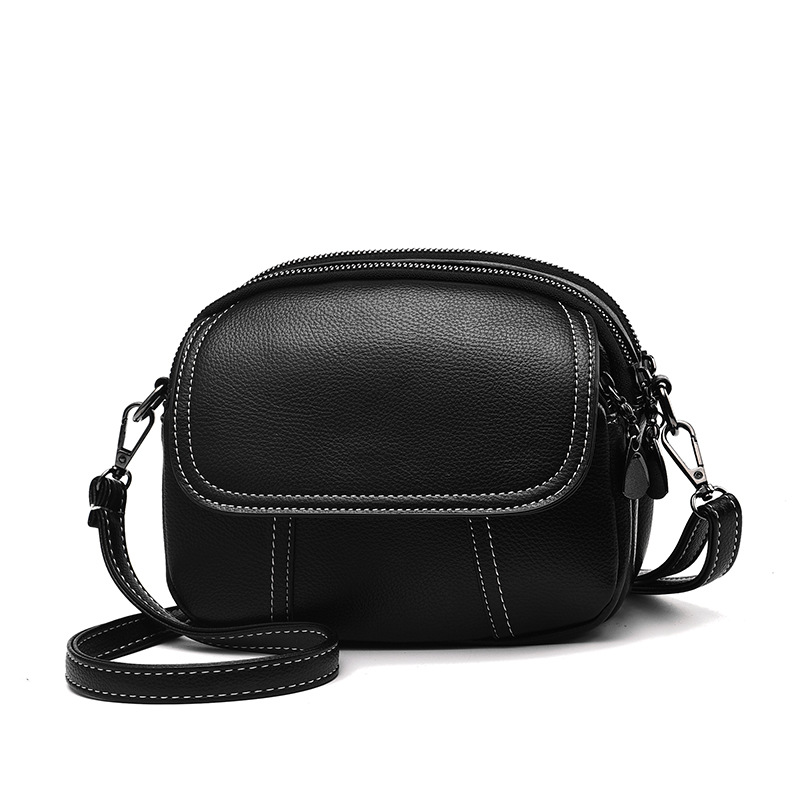 Multilayer autumn packet shoulder messenger bag for women